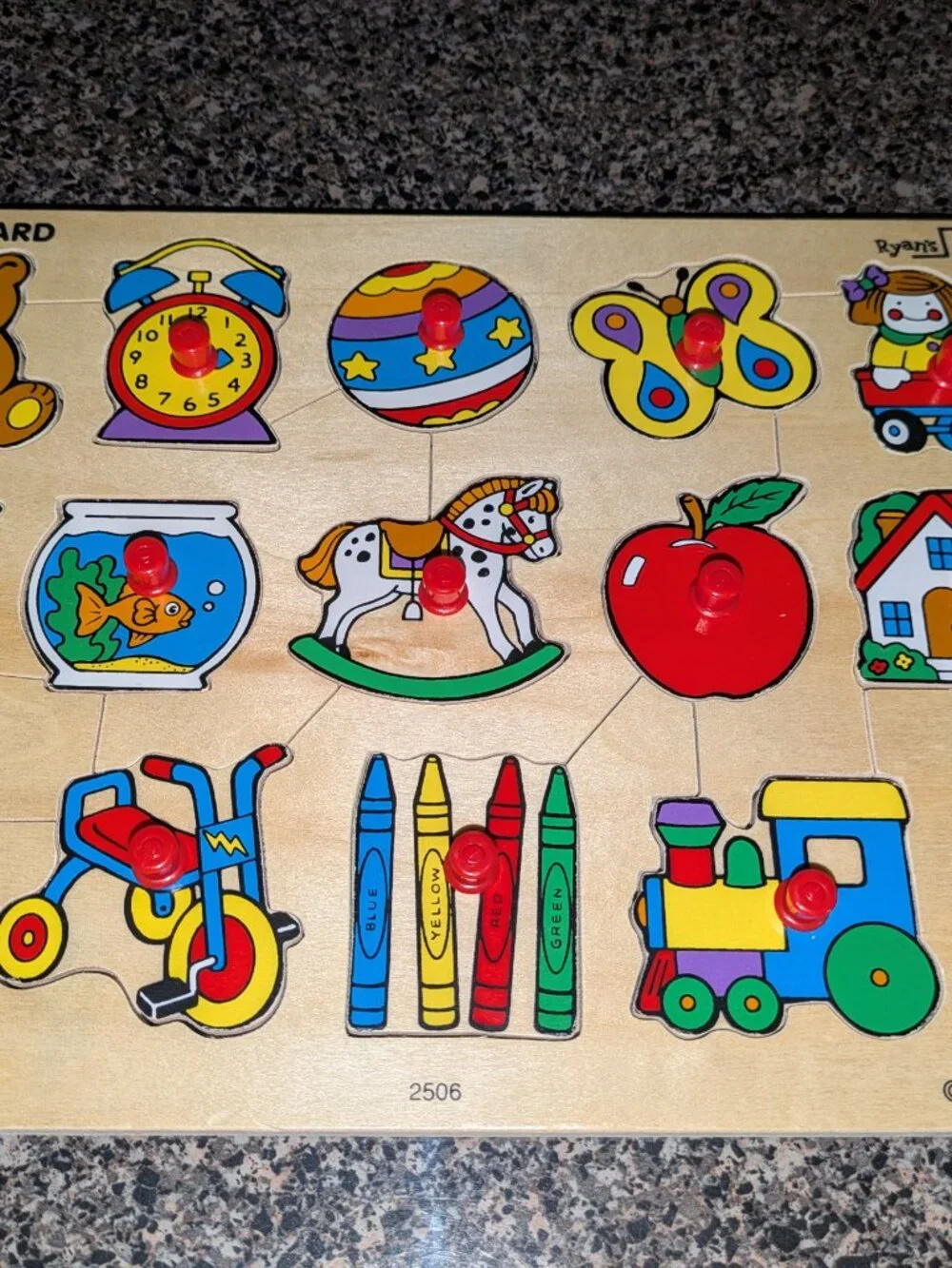 Two Wooden Peg Puzzles Small World Toys Ryan's Room Preschool
